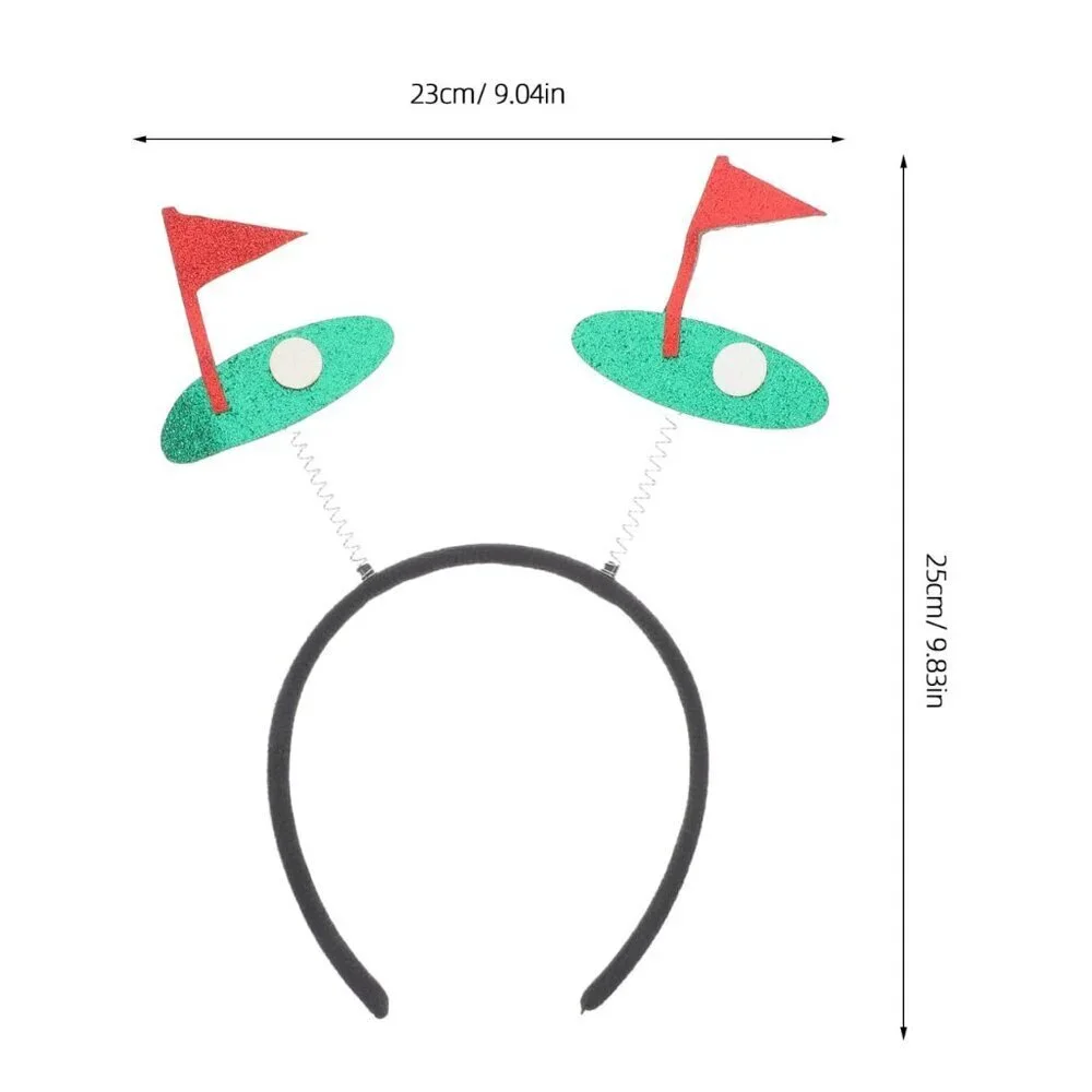 Golf Ball Headband Women Sports Party Accessory One Size Light Comfort